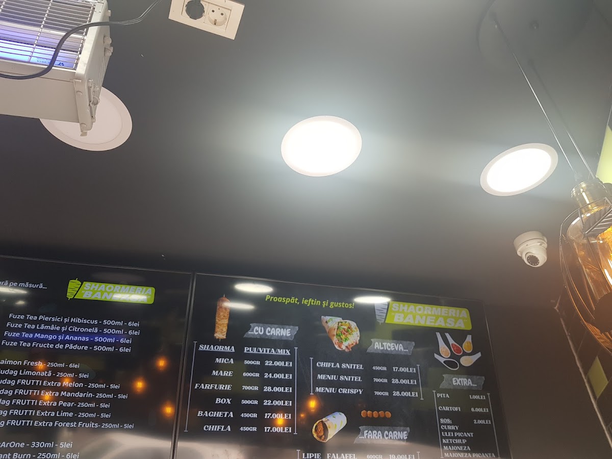 Menu Shaormeria Băneasa Aerogării-7